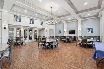 Grand ballroom for resident activities